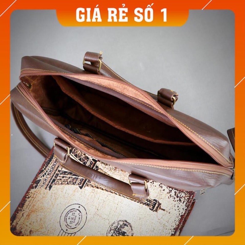 💎BẢO HÀNH 12 THÁNG💎 CẶP DA CÔNG SỞ ĐỰNG LAPTOP 15.6 INCH, TÚI XÁCH DA CHỐNG NƯỚC . | BigBuy360 - bigbuy360.vn