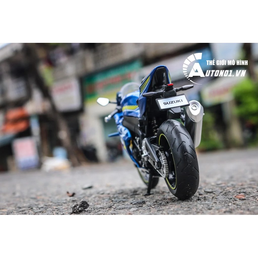 MÔ HÌNH XE SUZUKI GSX-R1000 BLUE 1:12 MSZ 7207