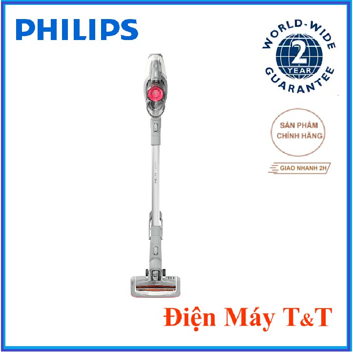 Máy hút bụi không dây dạng cán Philips FC6723, Hàng phân phối chính hãng