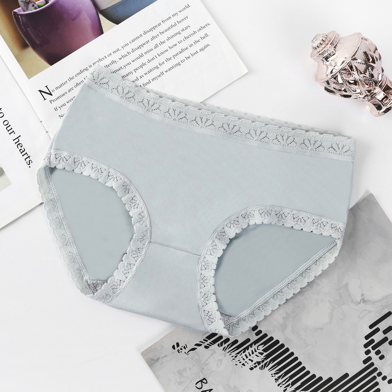 Quần lót nữ viền ren cotton QL016 nâng mông tôn dáng Sumio kháng khuẩn