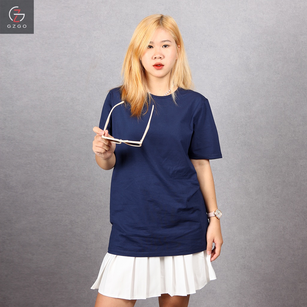 Áo thun unisex nam nữ áo thun cặp nam nữ chất cotton đẹp cổ tròn basic phom rộng Nhã Dung Store