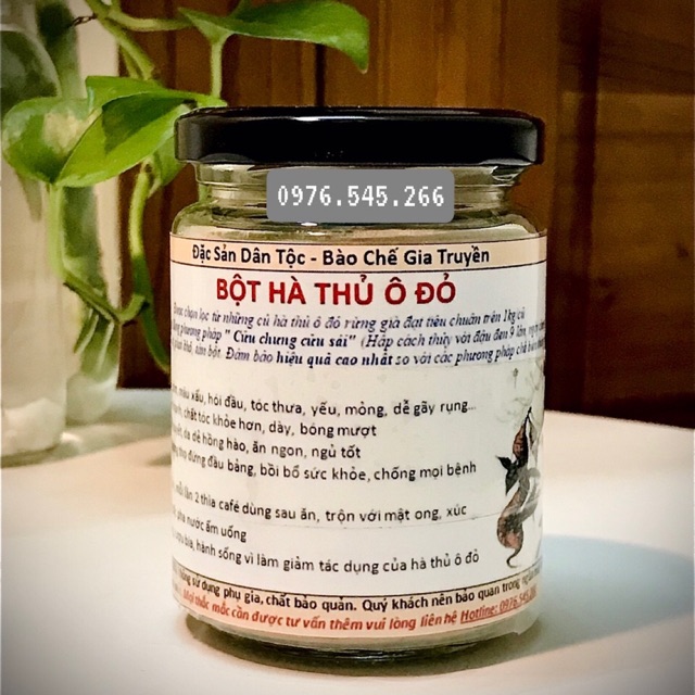 BỘT HÀ THỦ Ô ĐỎ - CỬU CHƯNG CỬU SÁI
