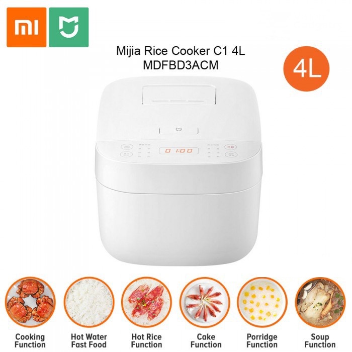 [Mã ELHADEV giảm 4% đơn 300K] Nồi Cơm Điện Thông Minh Cao Tầng Xiaomi Chính Hãng - 1.6L DFB201CM &amp; 4L MDFBD03ACM