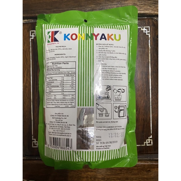 Bột Rau Câu Pha Sẵn Konnyaku (560g)