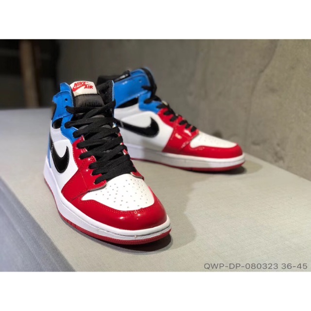 ẢNH THẬT | Giày Thể Thao Air Jordan 1 đỏ xanh