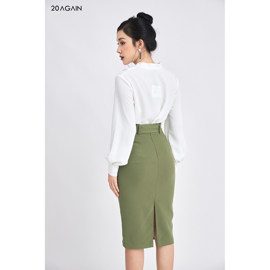 [Mã WABRM50 giảm 15% đơn 99k] Áo sơ mi xếp ly vải 20Again ASA1322 | BigBuy360 - bigbuy360.vn