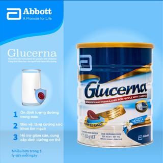 Sữa bột Abbott Glucerna Úc Vanilla hộp 850g