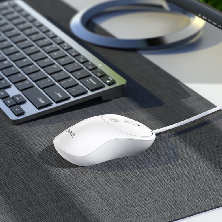 Chuột máy tính Hoco GM13 dành cho Laptop, PC độ nhạy 1600 DPI hỗ trợ chơi game