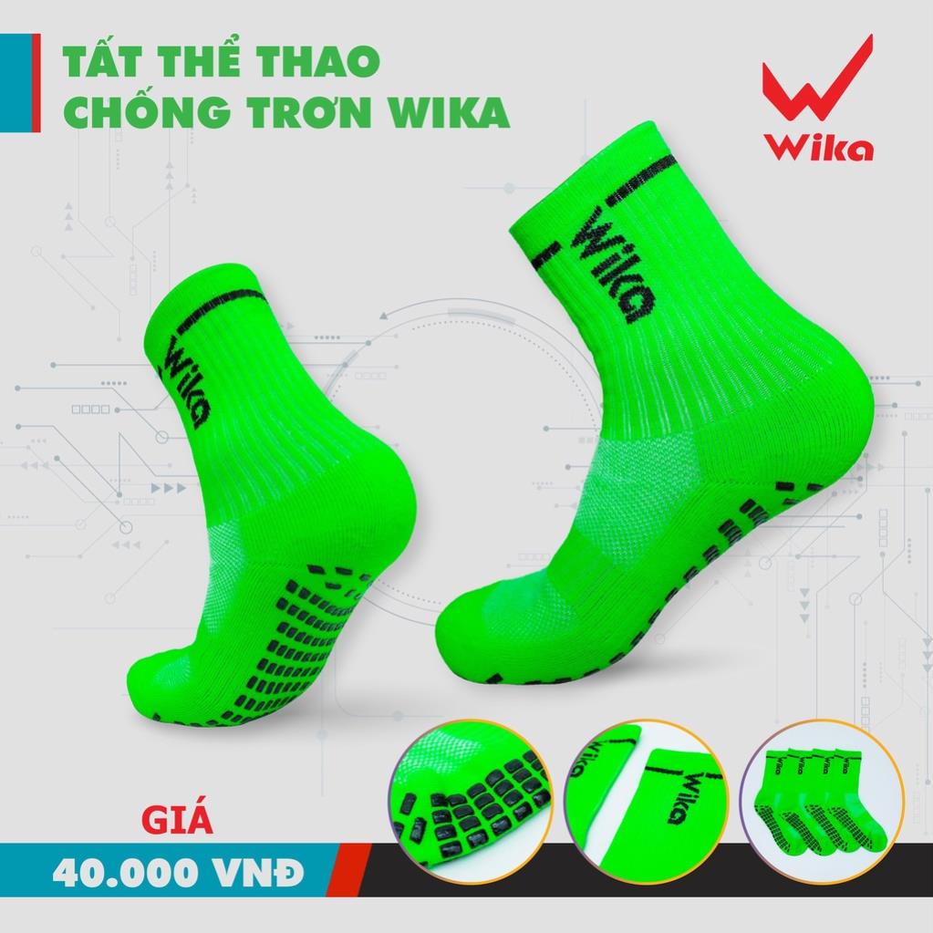 Vớ đá banh, tất đá bóng chống trơn chống trượt bóng đá hãng chính hãng Wika bền đẹp, không gây hôi chân.
