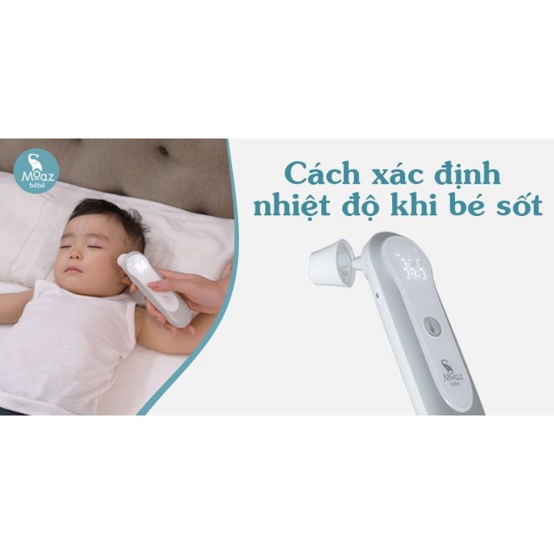 Nhiệt Kế Hồng Ngoại Thông Minh Moaz Bebe MB024