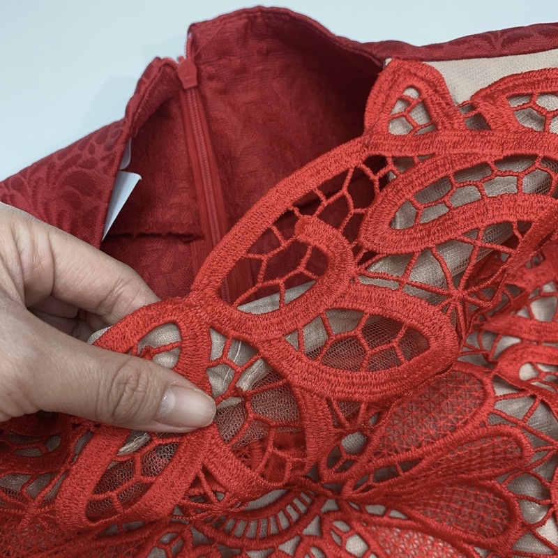 Váy Gấm Tết Cao Cấp - Kim Linh Shop