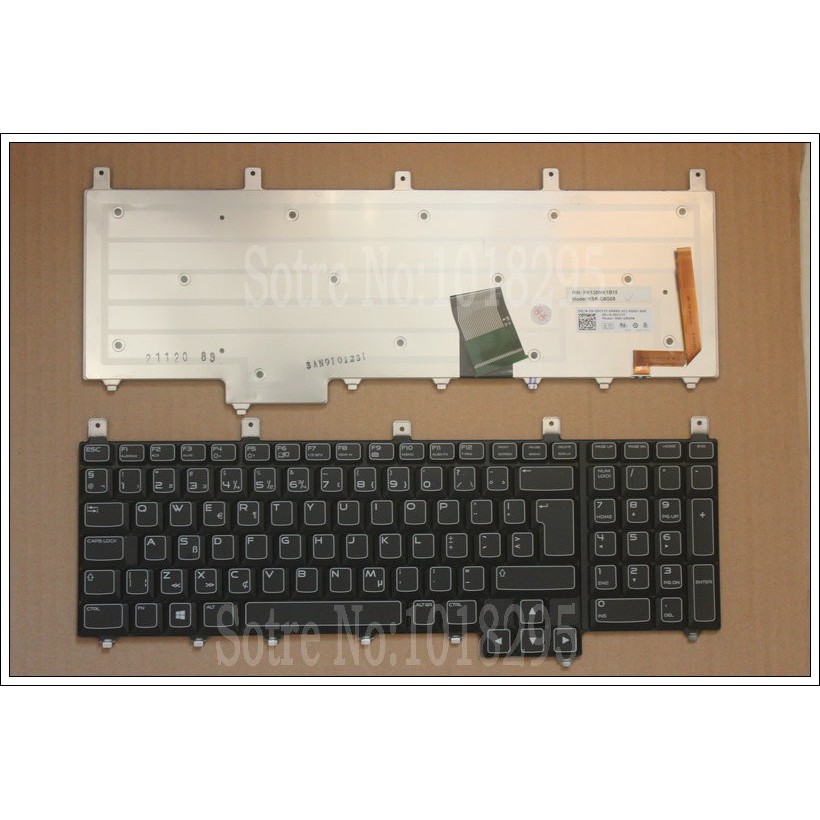 (KEYBOARD) BÀN PHÍM LAPTOP DELL ALIENWARE M17X (RENEW, BH 6TH) dùng cho Alienware M17X R1 R2 R3