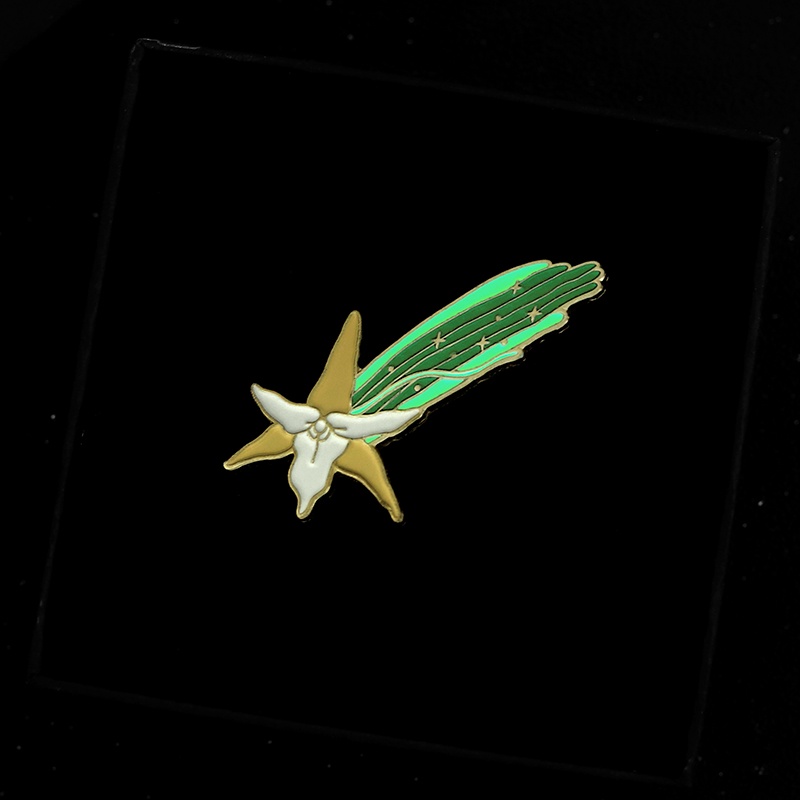 Ghim Cài Áo Hình Hành Tinh Phản Quang Độc Đáo