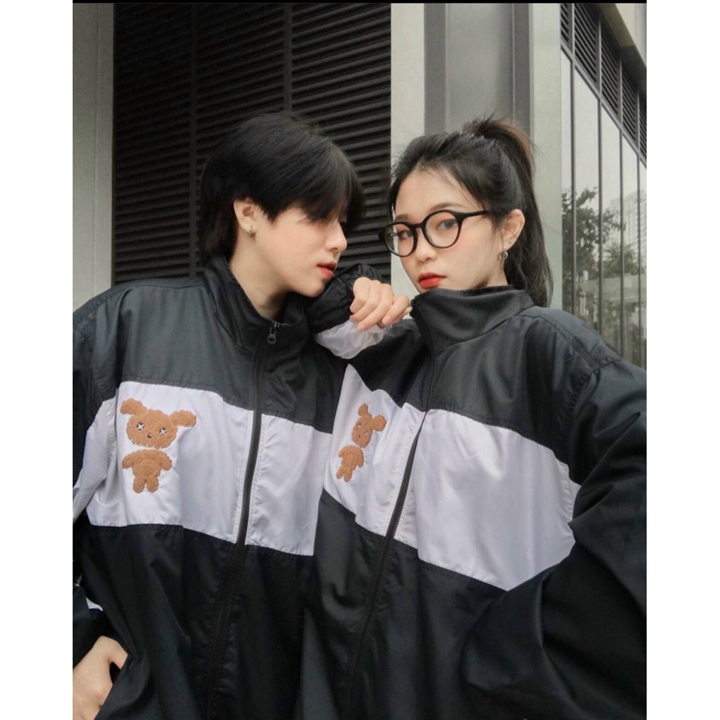 Áo Khoác Gió Couple Áo Khoác Nam Nữ Chất Dù 2 Lớp Mặc Thoáng Mát