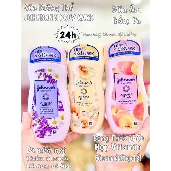 Sữa Dưỡng Thể Johnsons Aroma Milk 200ml Nội Địa Nhật