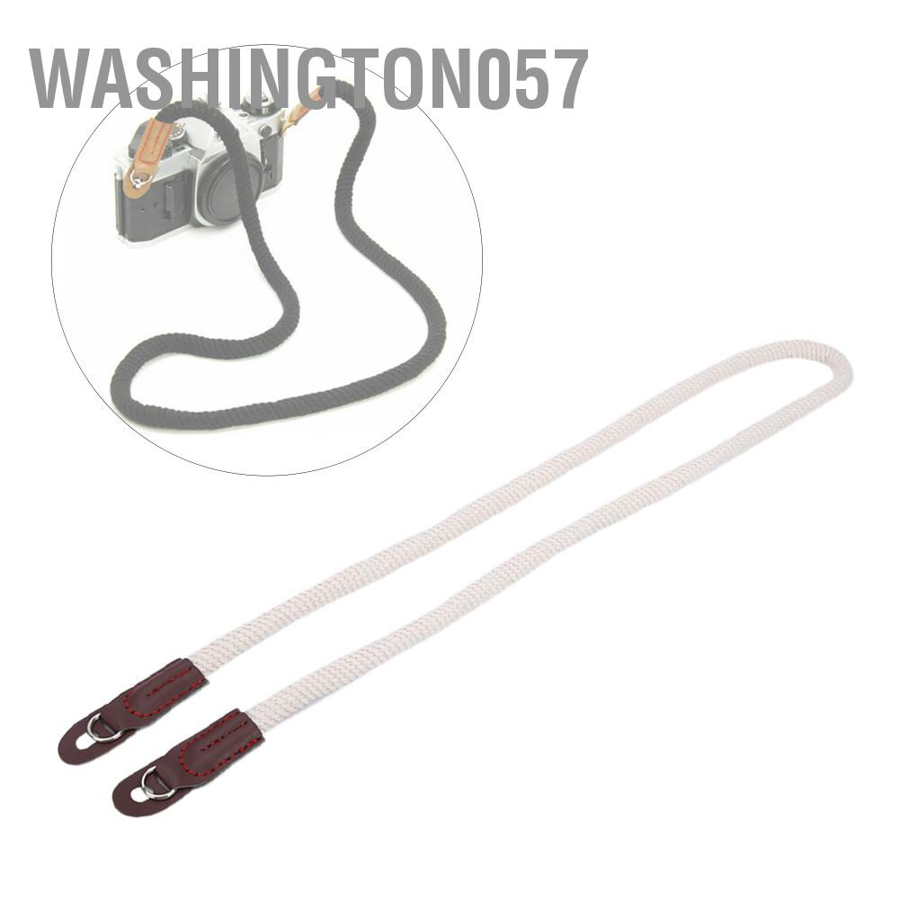 Washington057 Colorful Mountaineering Pure Cotton Rope Camera Shoulder Neck Strap Belt for DSLR