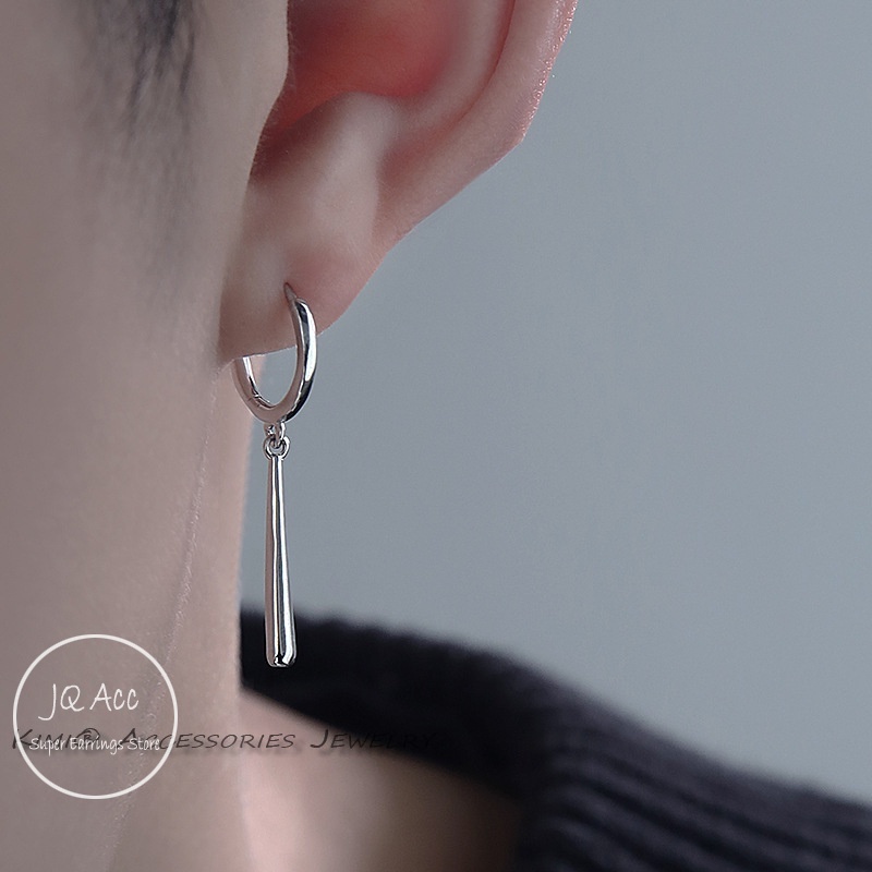 Bông Tai Cá Tính Khuyên Tai Tròn Bộ Khuyên Tai Vòng Roronoa Zoro Màu Bạc Thời Trang Cho Nam Và Nữ