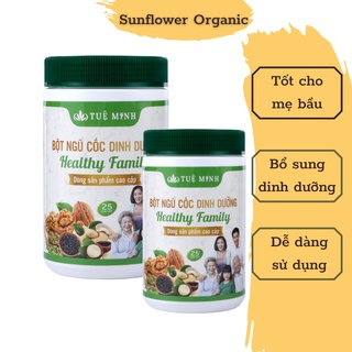Bột ngũ cốc dinh dưỡng Tuệ Minh 25 loại hạt chính hãng 1 lọ 500G, Ngũ cốc ăn kiêng tăng giảm cân, Bột ngũ cốc ăn sáng