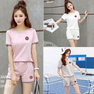 Đồ bộ thể thao nữ phối sọc chữ r
