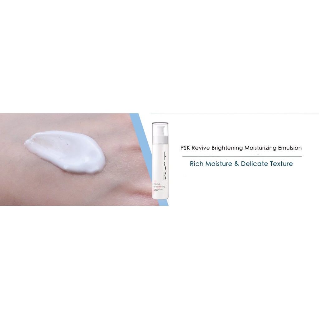 Sữa dưỡng ẩm làm trắng sáng da hoàn hảo PSK Revive Brightening Perfect Emulsion 80ml