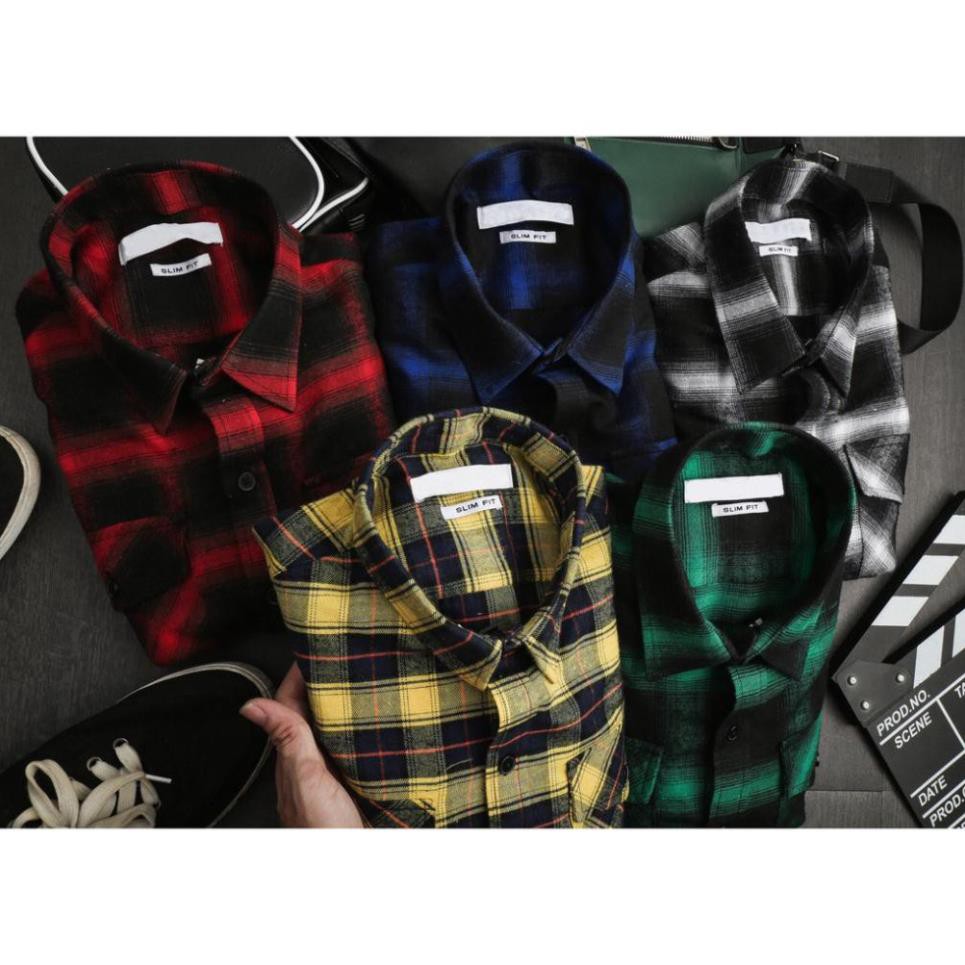 Áo SƠ MI KẺ DẠ Nam, Chất Dày Dặn, Bụi Bặm, Phong Cách | BigBuy360 - bigbuy360.vn