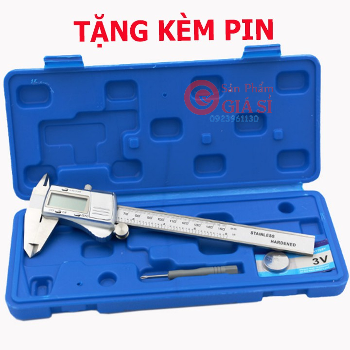 Thước kẹp điện tử bằng inox loại 150 mm ❤️freeship❤️