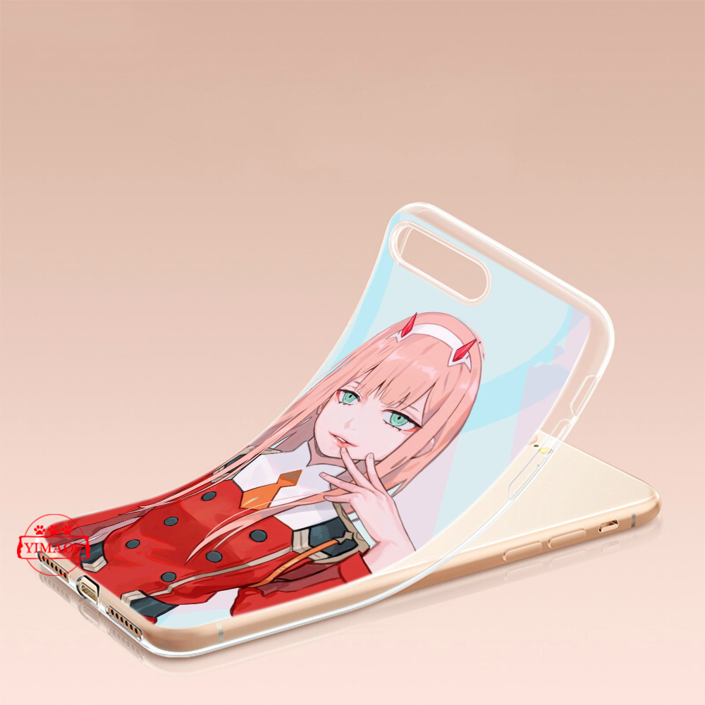 Huawei Y6 2018 Y6P Y7 2019 Y7A Y9 Prime 2019 Nova 2i 3i 5t TPU transparent Soft Case 20GBY franxx wiki zero two anime