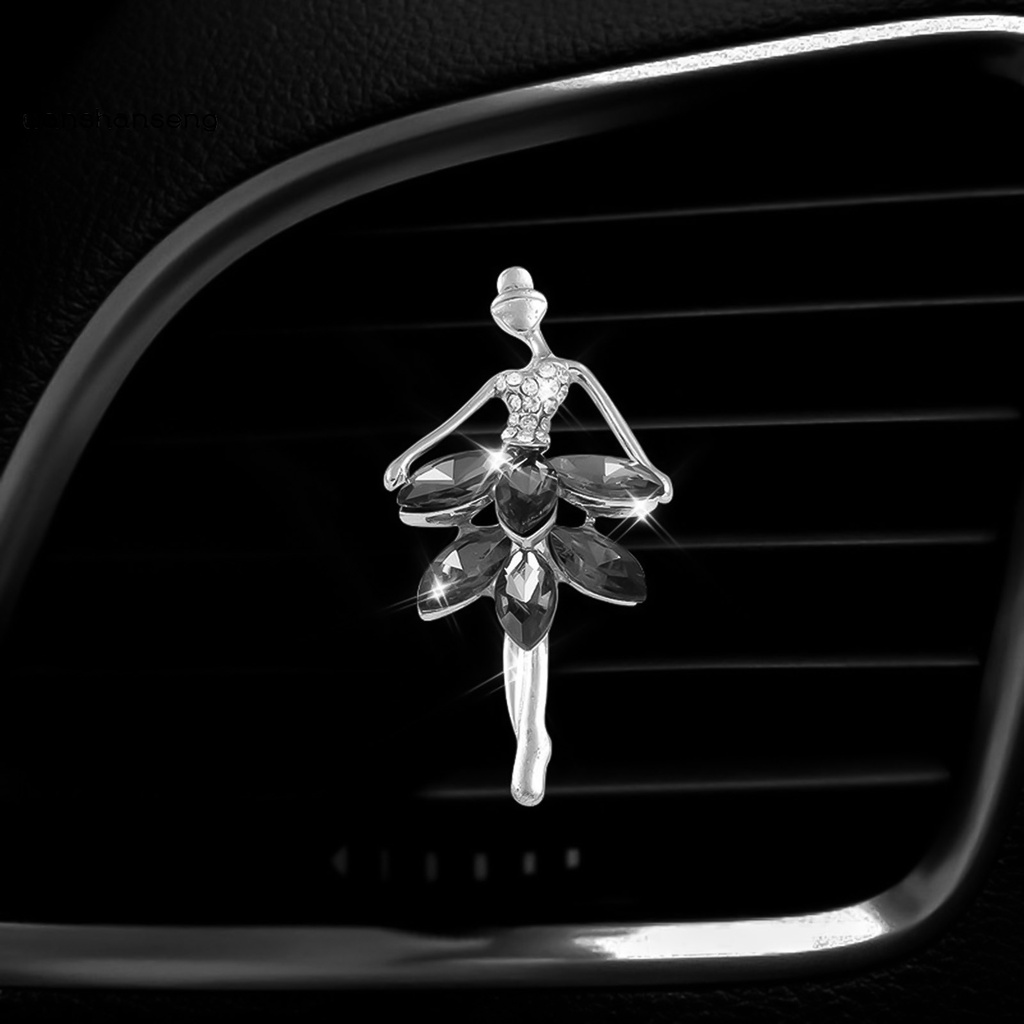 Kẹp khuếch tán nước hoa hình cô gái múa ba lê bằng kim loại gắn điều hòa xe hơi | BigBuy360 - bigbuy360.vn