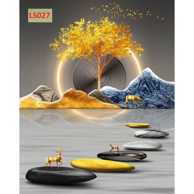 Lam Sóng Dán Tường Hiện Đại, Xu Hướng Mới 3D 5D chống thấm nước