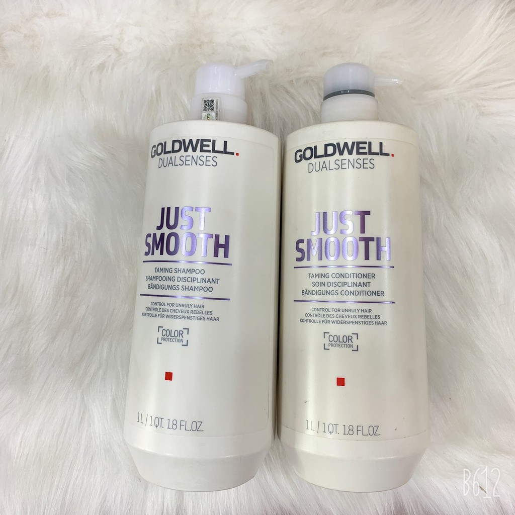 Dầu Gội Xả Goldwell Smooth Suôn Mượt 1000ml