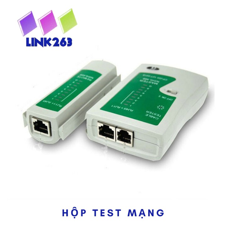 [Mã ICB1219 giảm 25% đơn 50K] HỘP TEST MẠNG RJ45 _ RJ 11 Tặng Kèm Pin 9v | BigBuy360 - bigbuy360.vn