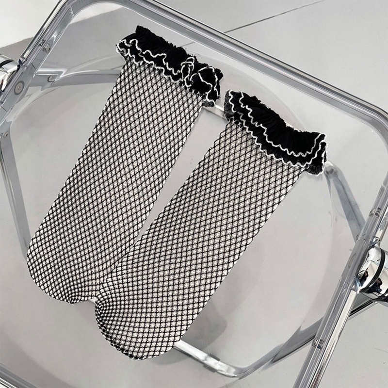 Acg Quần Tất Lưới Họa Tiết Hoa Hồng Gợi Cảm Đầy Màu Sắc Jacquard Cho Nữ