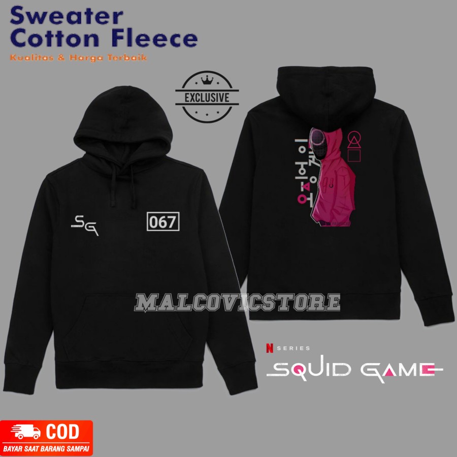 Áo nỉ Hoodie IN HÌNH SQUID GAME 067 ( Trò chơi con mực ) HOTTREND | SQUID STORE