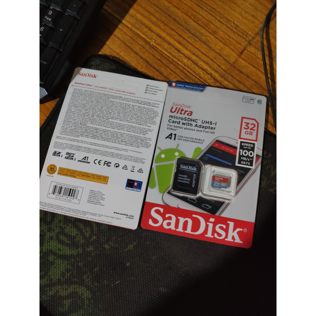 Thẻ Nhớ Camera SanDisk 16GB/32GB/64GB/128GB-Thẻ Nhớ Class10 Chính Hãng MicroSD HC SanDisk Ultra [ BH 3 Năm-NgayDem.vn]