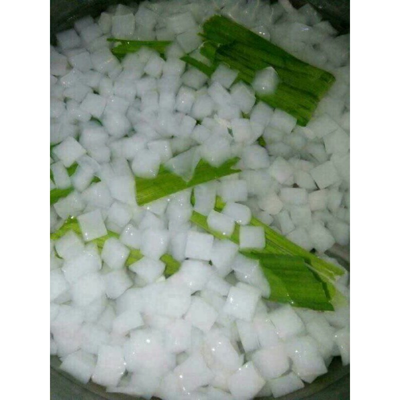 Thạch dừa ép thô size 15 li tặng kèm hương