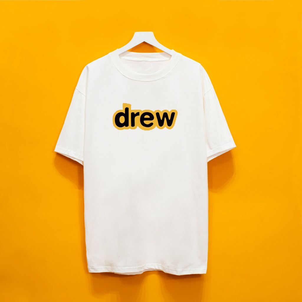 [FREESHIP ĐƠN TỪ 50K] Áo phông Nam Nữ Drew chữ ngực Streetwear Áo Thun Nam Form Rộng Basic Cotton Oversize