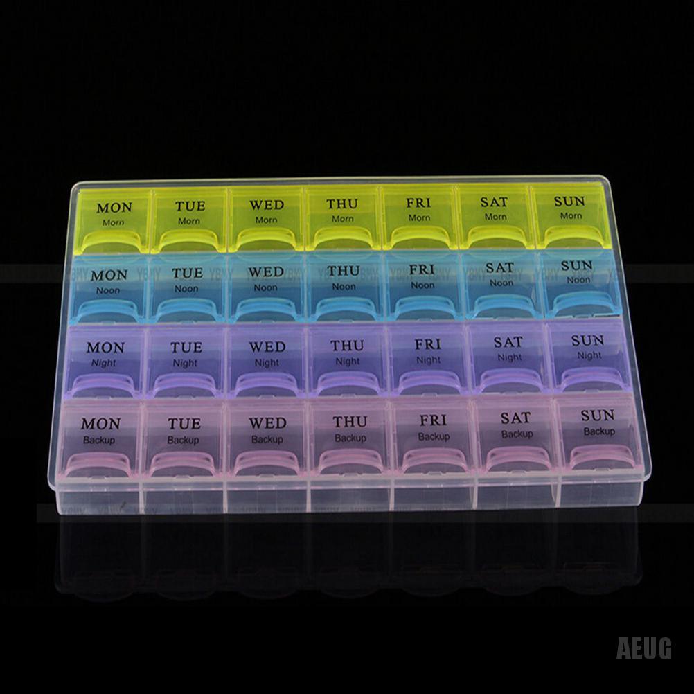 [Hàng mới về] Hộp đựng thuốc 7 ngày theo tuần tiện lợi