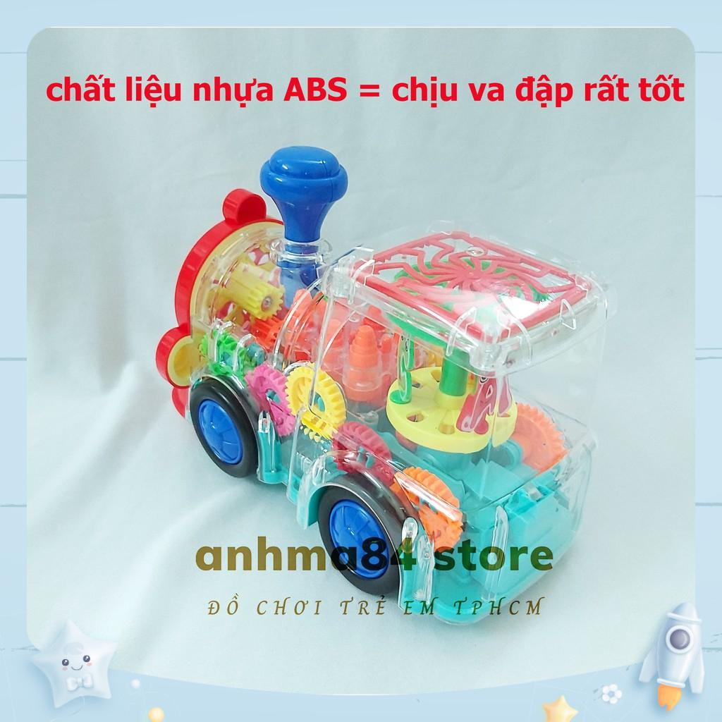 Đồ chơi Tàu Hỏa chạy pin có nhạc đèn - ĐẦU TÀU XE LỬA CHẠY PIN CAO CẤP có nhạc - anhma84 store - tặng pin