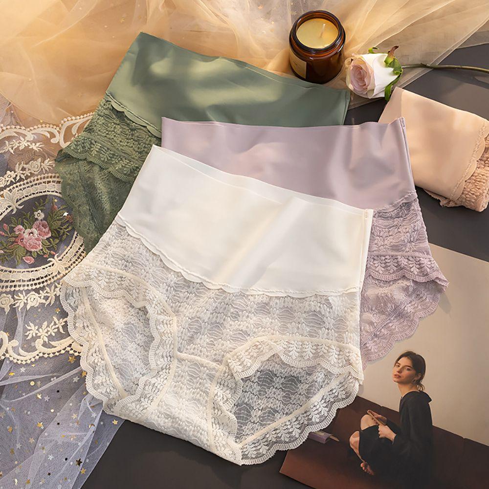 Quần Lót Ren Thoáng Khí Plus Size Cho Nữ