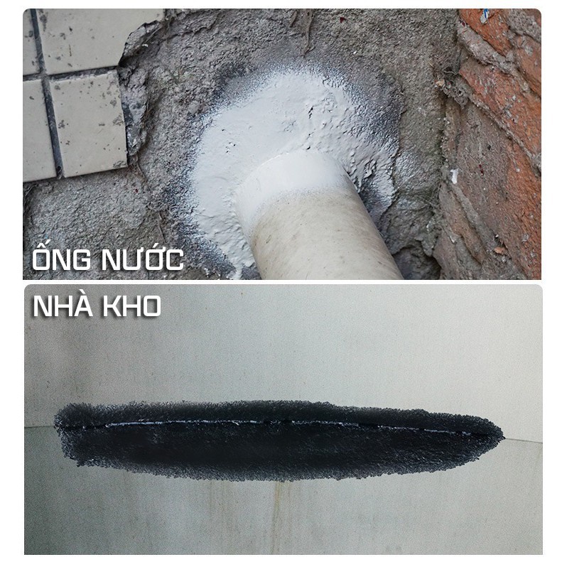 Chai Xịt Chống Dột - Dung Dich Chống Thấm Nước, Dột Mái Ngói, Mái Tôn, Bể Cá, Ống Nước D8 STORE
