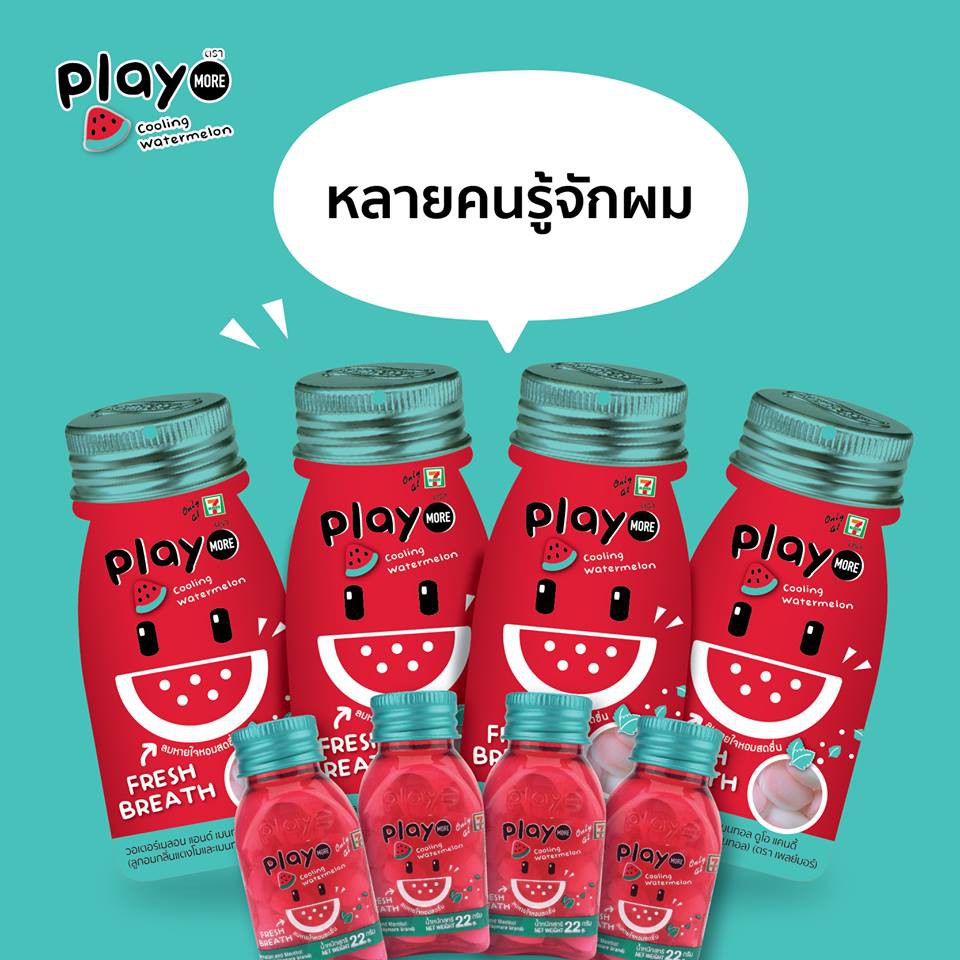 Kẹo Play Thái Lan mới - dạng gói và hũ chai nhựa siêu hot hit (có vị táo xanh, chanh muối, đào xoài mới) | BigBuy360 - bigbuy360.vn