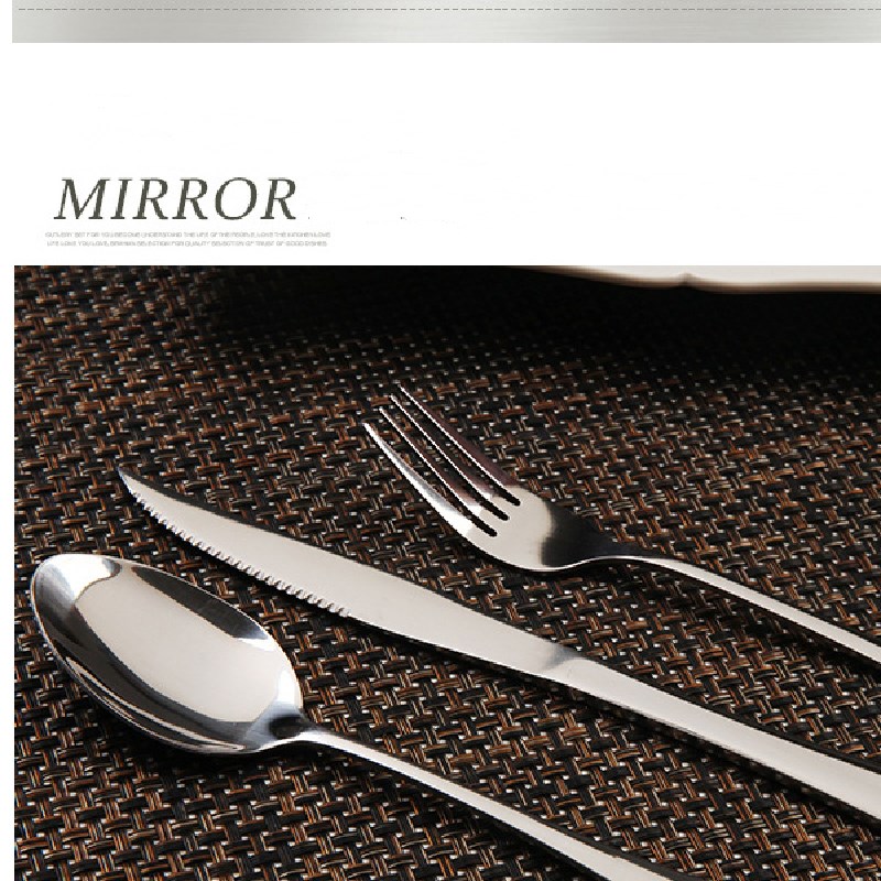 Bộ Dụng Cụ Bàn Ăn Bằng Thép Không Gỉ Chất Lượng Cao
