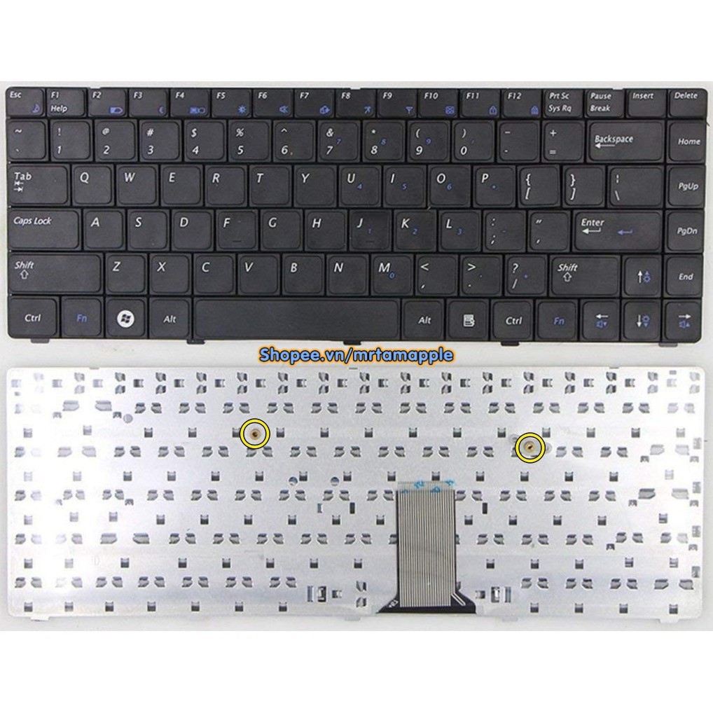 (KEYBOARD) BÀN PHÍM LAPTOP SAMSUNG R428 dùng cho R428 R429 R430 R439 R440 R467 R468 R470 R480 RV410 RV408 RV439