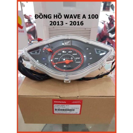 Cụm đồng hồ công tơ mét xe wave A 2013-2016 zin honda