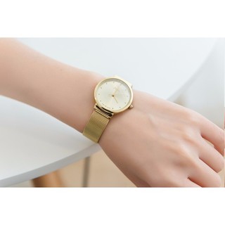 ĐỒNG HỒ NỮ JULIUS JA-426 DÂY THÉP (VÀNG)