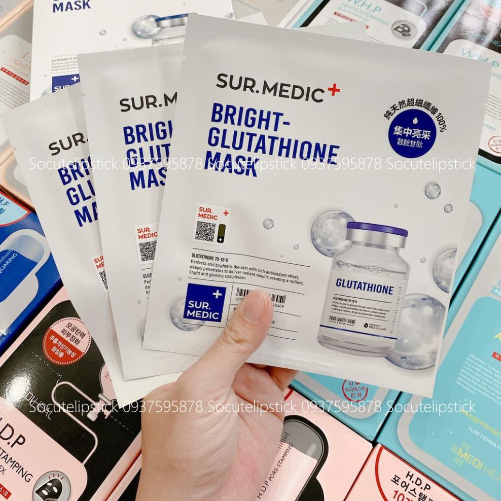 Mặt Nạ Trắng Da Sur.Medic Bright Glutathione Mask