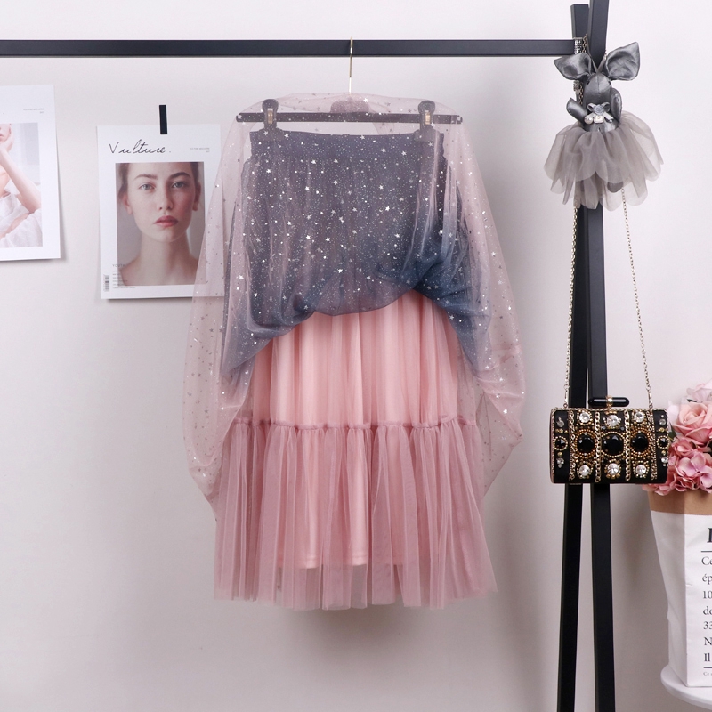 Chân Váy Dài Dáng Chữ A Màu Gradient Thời Trang Mùa Xuân Cho Nữ | BigBuy360 - bigbuy360.vn