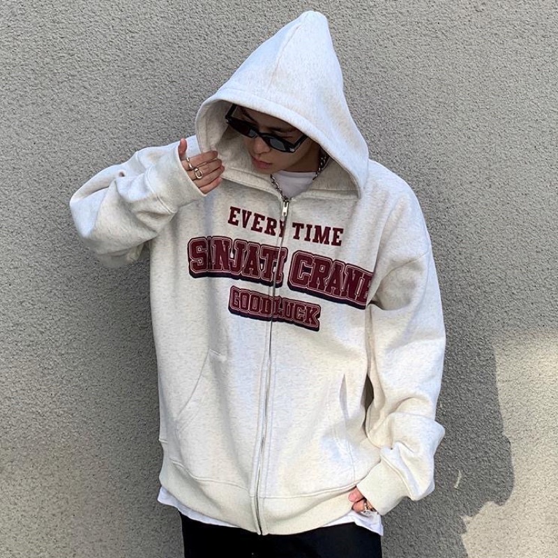 ÁO HOODIE ZIP NAM NỮ FORM RỘNG- áo khoác mùa đông phong cách trẻ trung siêu hot hàng loại 1