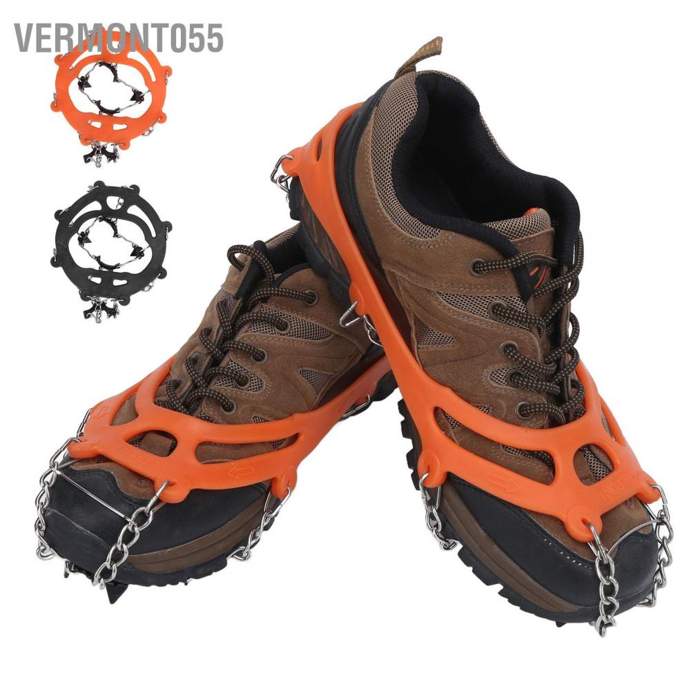 Vermont055 8‑Tooth Crampons Foot Cover Ice and Snow Outdoor Walking Weapon Mountaineering Skiing