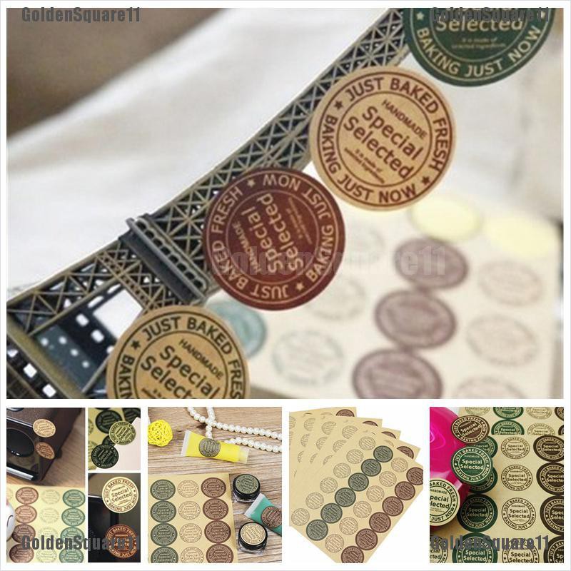 Nhãn Dán Trang Trí Hộp Quà Xà Phòng / Bánh Quy DIY